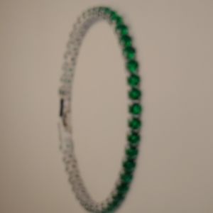 Chain Bangle Green Wristband Bracelet